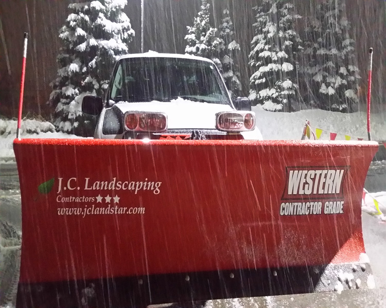 This is Commercial Snow Ploughing Image